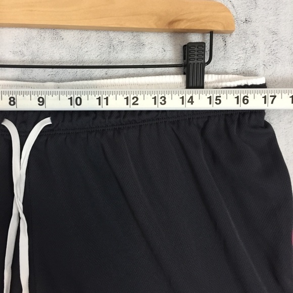 Champion Athletic Shorts Womens XL Gray Polyester Pink Stripe - Picture 4 of 8